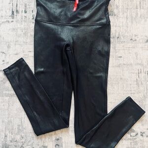 SPANX Glossy Black Leggings